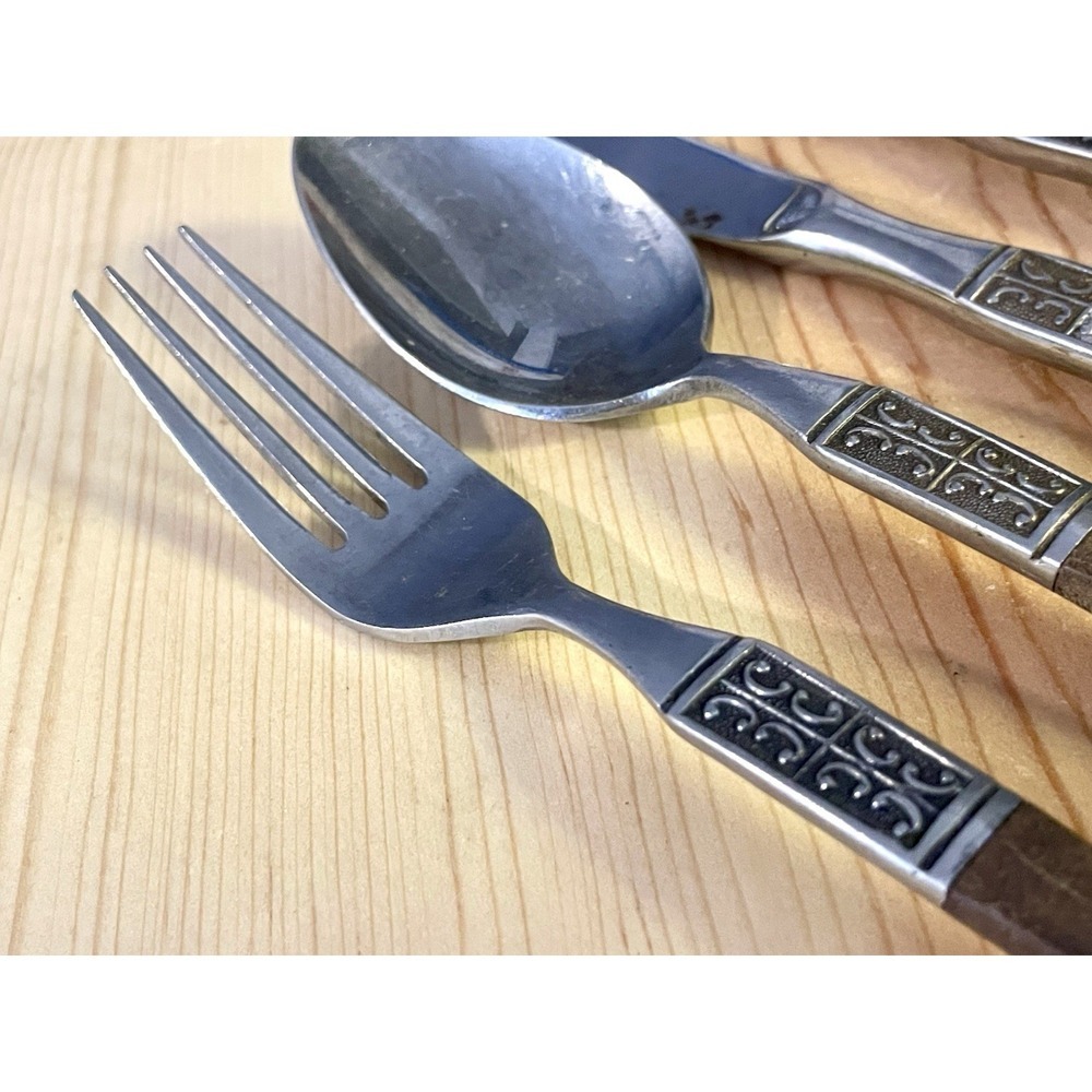 Vintage MCM Danish Ekco Eterna La Joya Japan Replacement Flatware - Picture 4 of 4